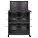 Cărucior pentru unelte cu raft cu roata Negru 65 x 35 x 111 cm - WALTI WALTI