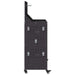 Cărucior pentru unelte cu raft cu roata Negru 65 x 35 x 111 cm - WALTI WALTI