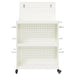 Cărucior pentru unelte cu raft cu roata Alb 65 x 35 x 111 cm - WALTI WALTI