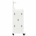 Cărucior pentru unelte cu raft cu roata Alb 65 x 35 x 111 cm - WALTI WALTI