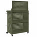 Cărucior pentru unelte cu raft Olivengrønn 65 x 35 x 111 cm - WALTI WALTI