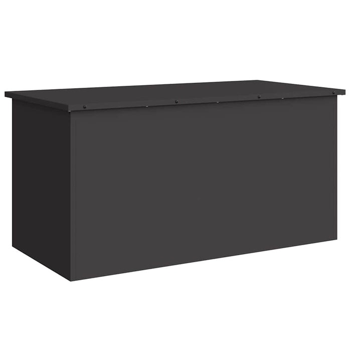 Cutie de depozitare exterioară Negru 100 x 50,5 x 50 cm Oțel - WALTI WALTI