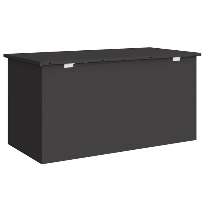 Cutie de depozitare exterioară Negru 100 x 50,5 x 50 cm Oțel - WALTI WALTI