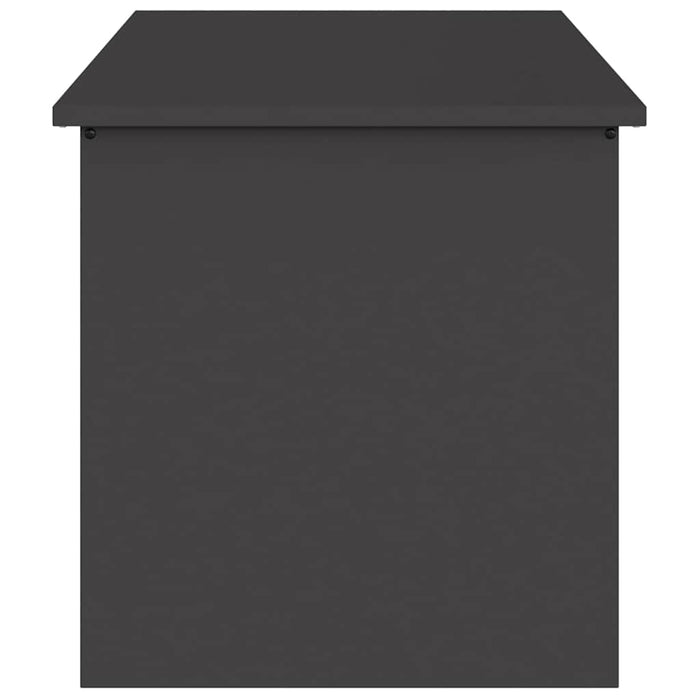 Cutie de depozitare exterioară Negru 100 x 50,5 x 50 cm Oțel - WALTI WALTI