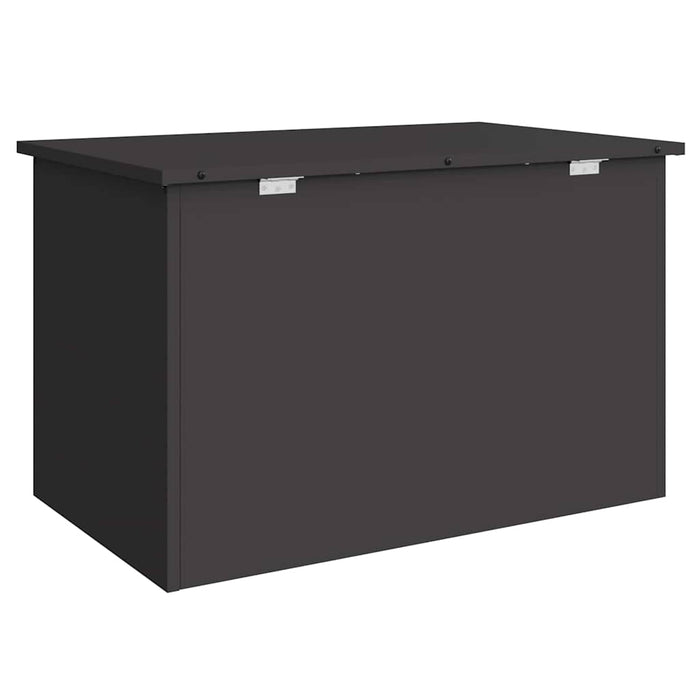 Cutie de depozitare exterioară Negru 80 x 50,5 x 50 cm Oțel - WALTI WALTI
