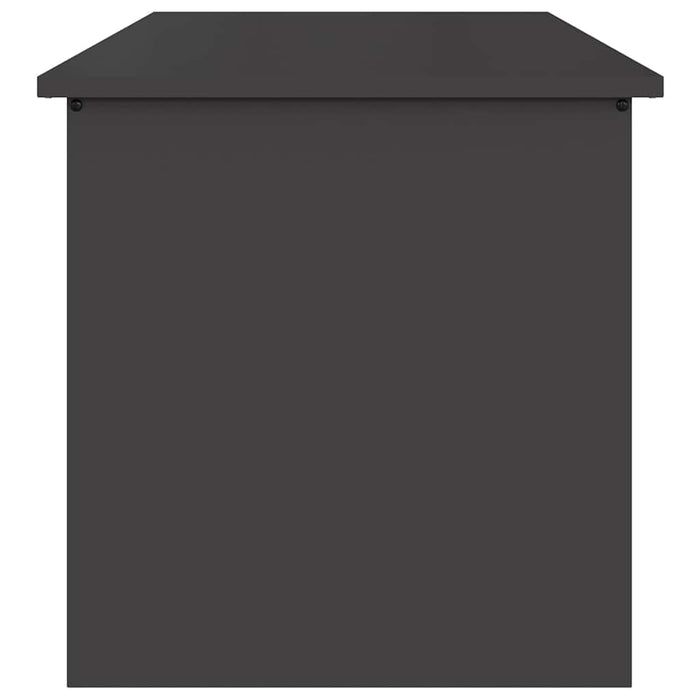 Cutie de depozitare exterioară Negru 80 x 50,5 x 50 cm Oțel - WALTI WALTI