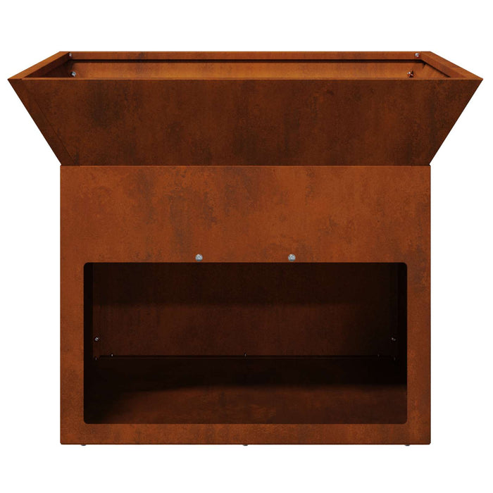Cuptor de foc Ruginit 50 x 50 x 40 cm - WALTI WALTI
