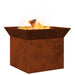 Cuptor de foc Ruginit 50 x 50 x 40 cm - WALTI WALTI