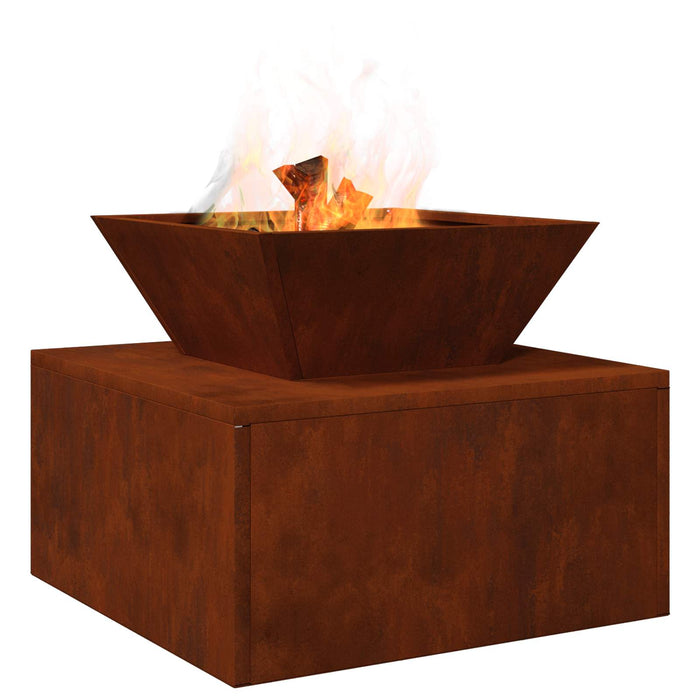 Cuptor de foc Ruginit 50 x 50 x 40 cm WALTI