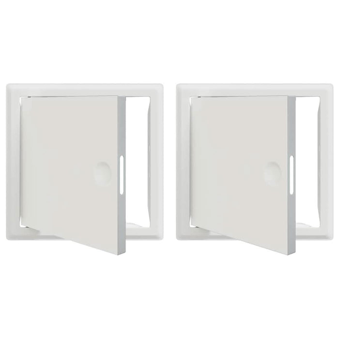Panou de Acces 2 pcs Alb 63 x 33 x 3 cm Oțel - WALTI WALTI