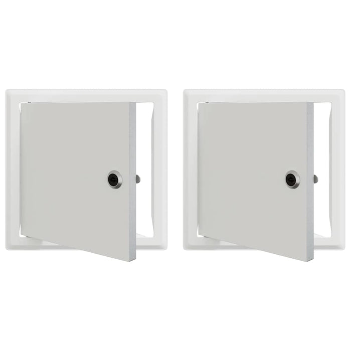 Panou de Acces 2 pcs Alb 20 x 20 cm Oţel - WALTI WALTI