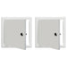 Panou de Acces 2 pcs Alb 20 x 20 cm Oţel - WALTI WALTI