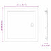 Panou de Acces 2 pcs Alb 20 x 20 cm Oţel - WALTI WALTI