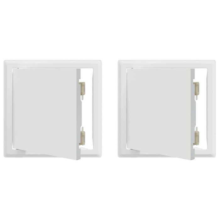 Panou de Acces Manual 2 pcs Alb 20 x 20 cm Oţel - WALTI WALTI