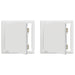 Panou de Acces Manual 2 pcs Alb 20 x 20 cm Oţel - WALTI WALTI