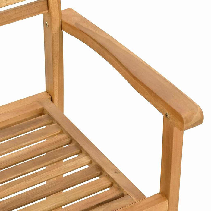 Scaune de grădină stivuibile 6 pcs Maro 55.5 x 55.5 x 90 cm - WALTI WALTI