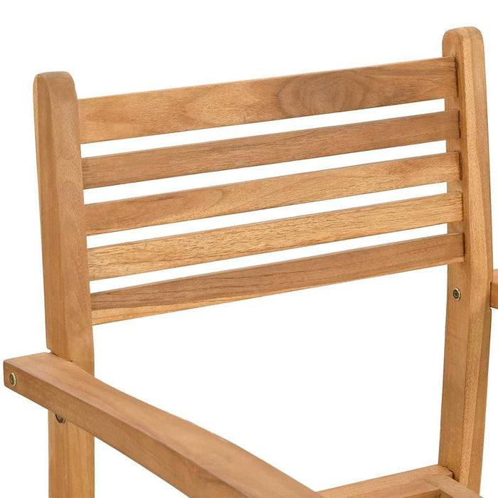 Scaune de grădină stivuibile 6 pcs Maro 55.5 x 55.5 x 90 cm - WALTI WALTI