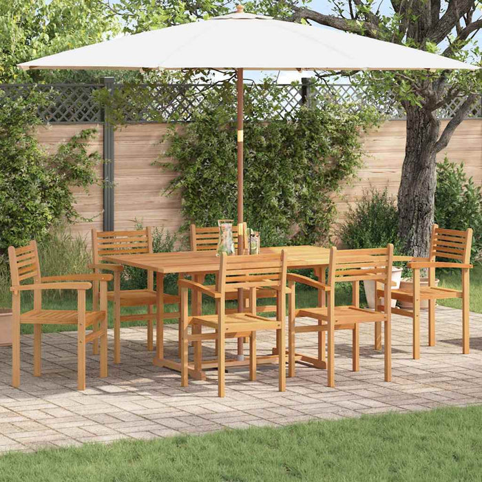 Scaune de grădină stivuibile 6 pcs Maro 55.5 x 55.5 x 90 cm - WALTI WALTI