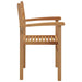 Scaune de grădină stivuibile 8 pcs Maro 55.5 x 55.5 x 90 cm - WALTI WALTI