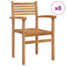 Scaune de grădină stivuibile 8 pcs Maro 55.5 x 55.5 x 90 cm - WALTI WALTI