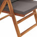Scaune de grădină reclinabile cu perne, 6 piese din lemn de teak solid - WALTI WALTI