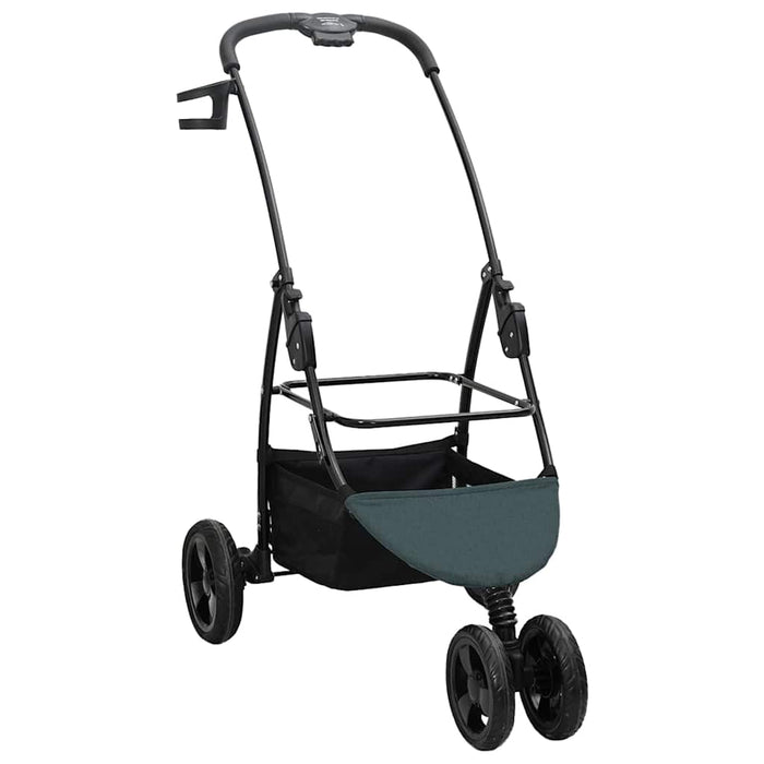 Carucior pentru Pisici Pliante Verde 78 x 54 x 101 cm Poliester WALTI