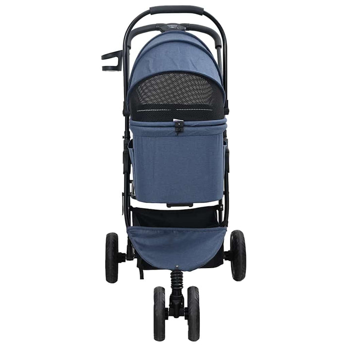 Carucior pentru Pisici Pliante albastru 78 x 54 x 101 cm WALTI