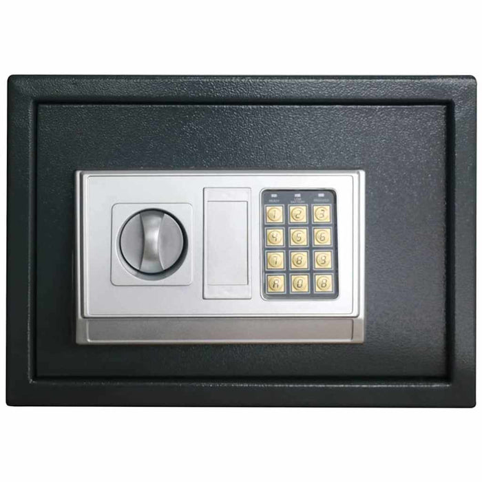 Seif digital cu blocare Gri închis 35 x 25 x 25 cm Oțel - WALTI WALTI