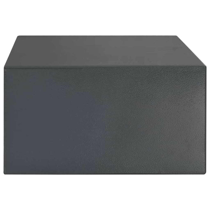 Seif digital cu blocare Gri închis 42 x 37 x 20 cm Oțel - WALTI WALTI