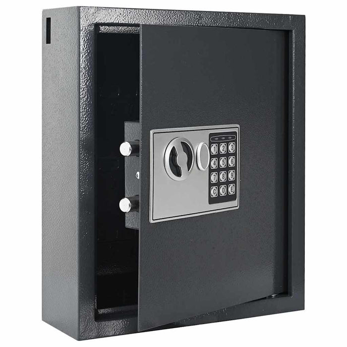 Seif digital cu blocare Gri închis 30 x 10 x 36,5 cm Oțel WALTI