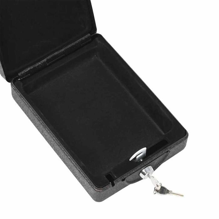 Seif pentru mașină cu blocare Negru 22 x 16 x 7 cm Oțel - WALTI WALTI