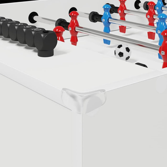 Masă de Foosball Alb 125 x 60,5 x 80 cm Lemn compozit - WALTI WALTI