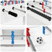 Masă de Foosball Alb 125 x 60,5 x 80 cm Lemn compozit - WALTI WALTI