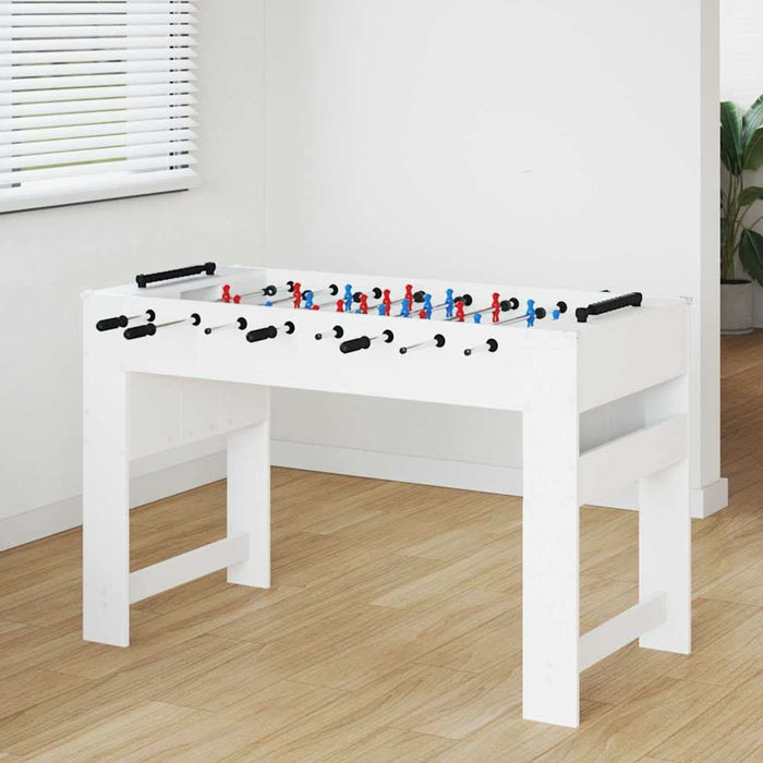 Masă de Foosball Alb 125 x 60,5 x 80 cm Lemn compozit - WALTI WALTI