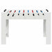 Masă de Foosball Alb 125 x 60,5 x 80 cm Lemn compozit - WALTI WALTI