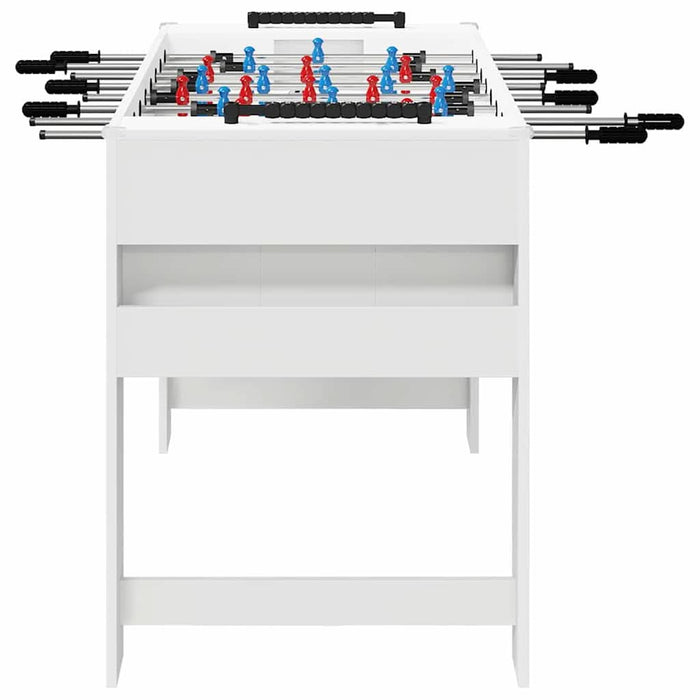 Masă de Foosball Alb 125 x 60,5 x 80 cm Lemn compozit - WALTI WALTI