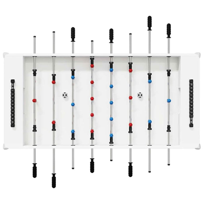 Masă de Foosball Alb 125 x 60,5 x 80 cm Lemn compozit - WALTI WALTI