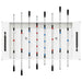 Masă de Foosball Alb 125 x 60,5 x 80 cm Lemn compozit - WALTI WALTI
