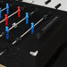 Masă de Foosball Stejar Negru 125 x 60,5 x 80 cm Lemn compozit - WALTI WALTI