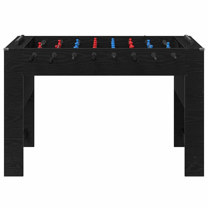 Masă de Foosball Stejar Negru 125 x 60,5 x 80 cm Lemn compozit - WALTI WALTI
