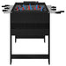 Masă de Foosball Stejar Negru 125 x 60,5 x 80 cm Lemn compozit - WALTI WALTI