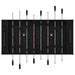 Masă de Foosball Stejar Negru 125 x 60,5 x 80 cm Lemn compozit - WALTI WALTI