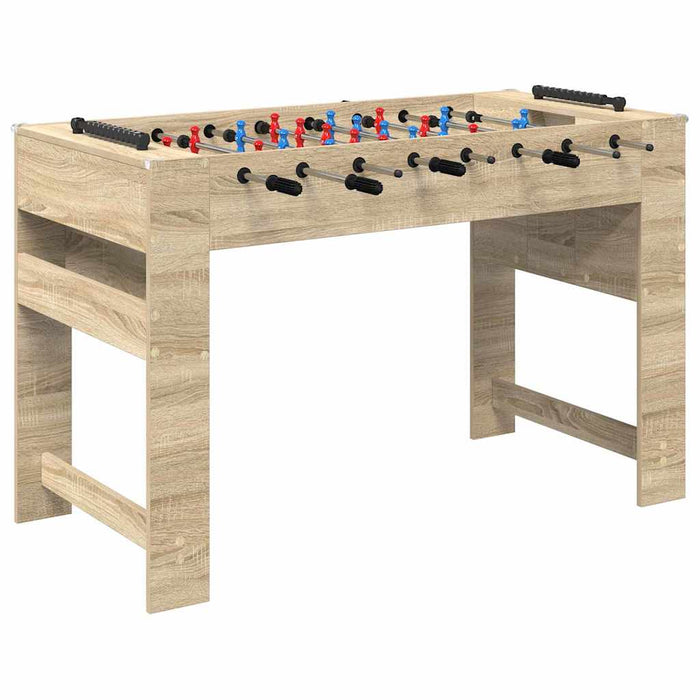 Masă de Foosball Stejar Sonoma 125 x 60,5 x 80 cm Lemn compozit - WALTI WALTI