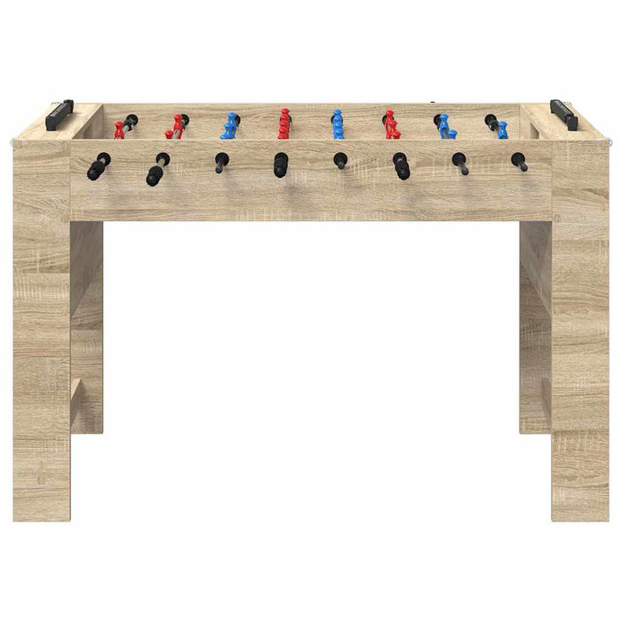 Masă de Foosball Stejar Sonoma 125 x 60,5 x 80 cm Lemn compozit - WALTI WALTI