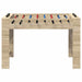 Masă de Foosball Stejar Sonoma 125 x 60,5 x 80 cm Lemn compozit - WALTI WALTI