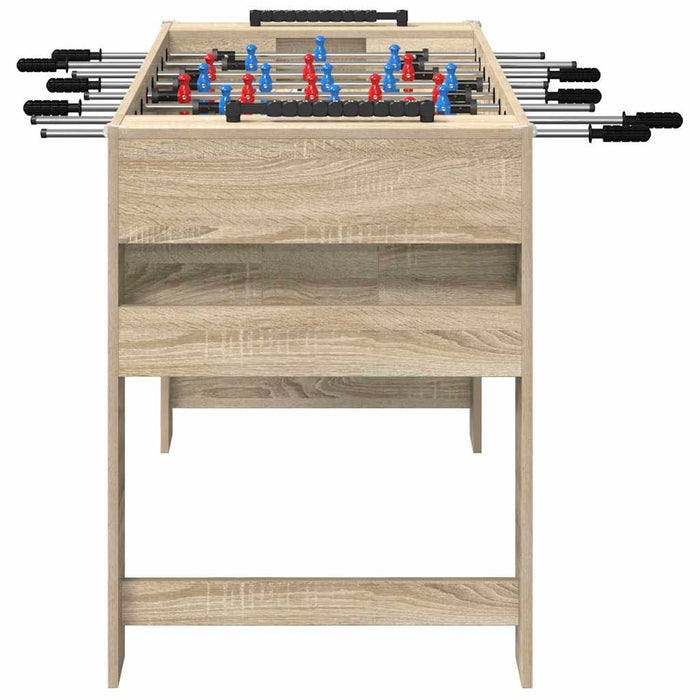 Masă de Foosball Stejar Sonoma 125 x 60,5 x 80 cm Lemn compozit - WALTI WALTI