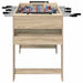 Masă de Foosball Stejar Sonoma 125 x 60,5 x 80 cm Lemn compozit - WALTI WALTI