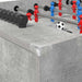 Masă de Foosball Gri din beton 125 x 60,5 x 80 cm Lemn compozit - WALTI WALTI