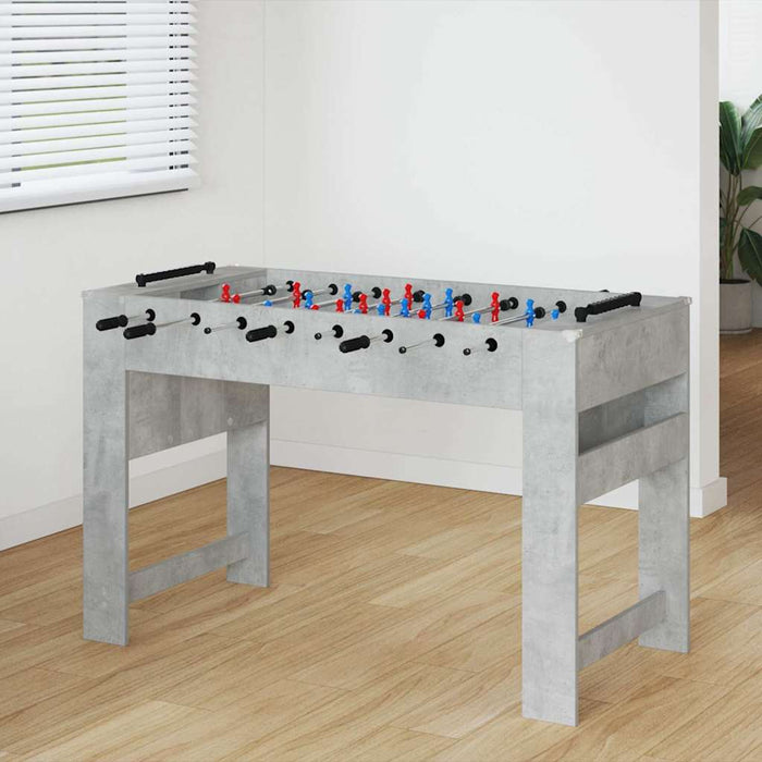 Masă de Foosball Gri din beton 125 x 60,5 x 80 cm Lemn compozit - WALTI WALTI