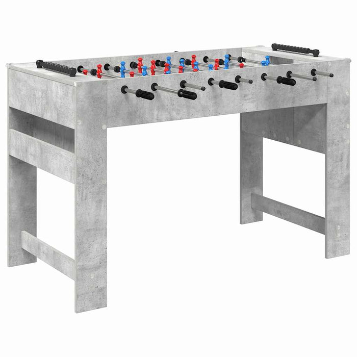 Masă de Foosball Gri din beton 125 x 60,5 x 80 cm Lemn compozit - WALTI WALTI